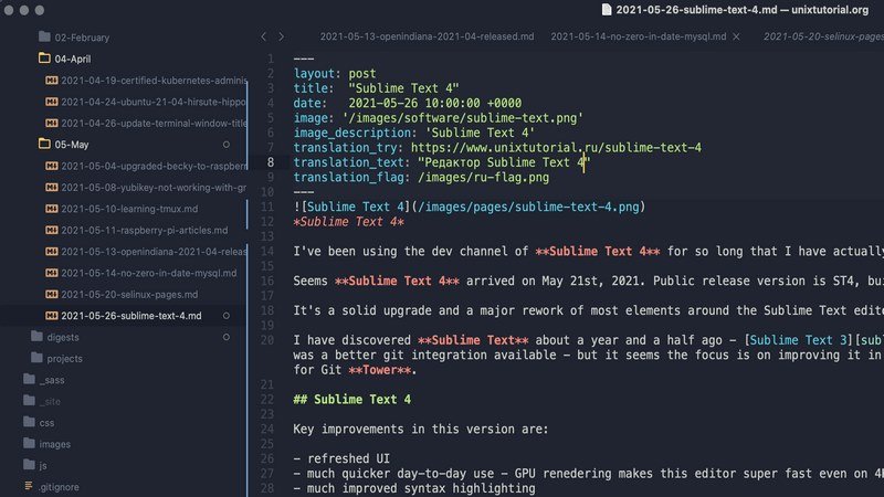 Sublime Text đa nhiệm, linh hoạt