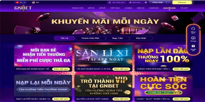 Kết quả theo quy định đặt cược Gnbet